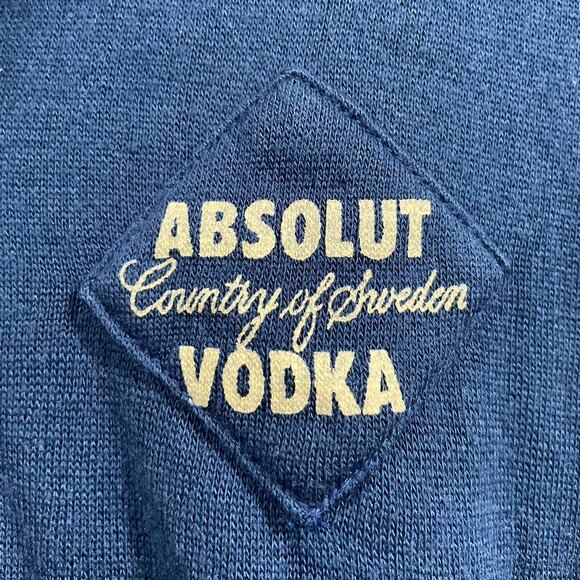 Vintage 70s Absolut Vodka Country of Sweden Liquor Promo Jacket Adult Large - Picture 4 of 4